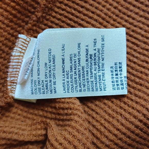 Anthropologie Maeve Eliza Henley Babydoll Waffle Print Tunic - Picture 7 of 9